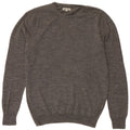 Reiss Herren-Pullover mit Rundhalsausschnitt, Mittelgrau meliert