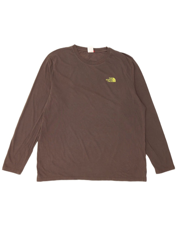 The North Face Herren Graphic Top Langarm XL Grau Baumwolle