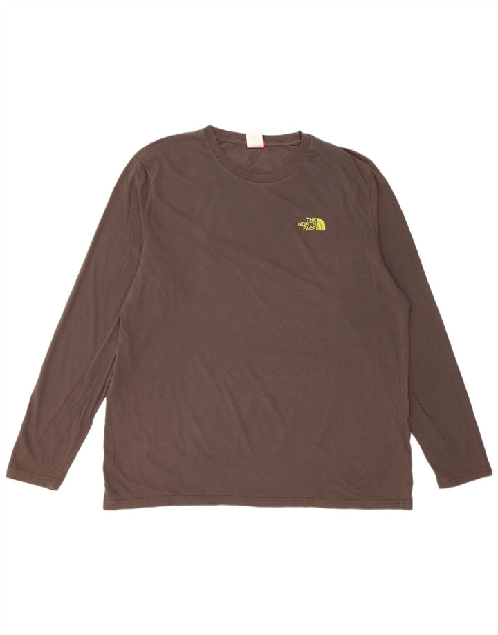 The North Face Herren Graphic Top Langarm XL Grau Baumwolle