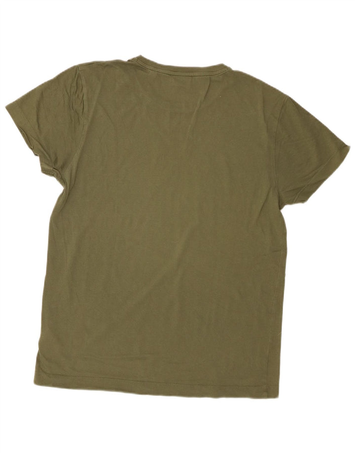 Gant Herren-T-Shirt mit Grafik, mittlere Khaki-Baumwolle