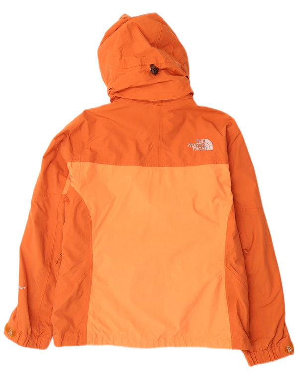 The North Face Damen Hyvent Regenjacke UK 10 Small Orange Colourblock