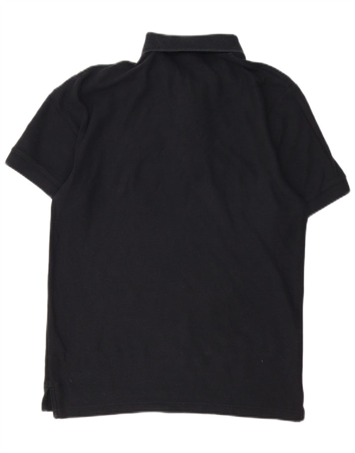 Nike Herren-Poloshirt mit Grafik, Größe S, schwarze Baumwolle