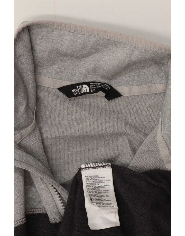 The North Face Damen-Trainingsanzug-Top-Jacke, Größe S, UK 10, Grau, Farbblock