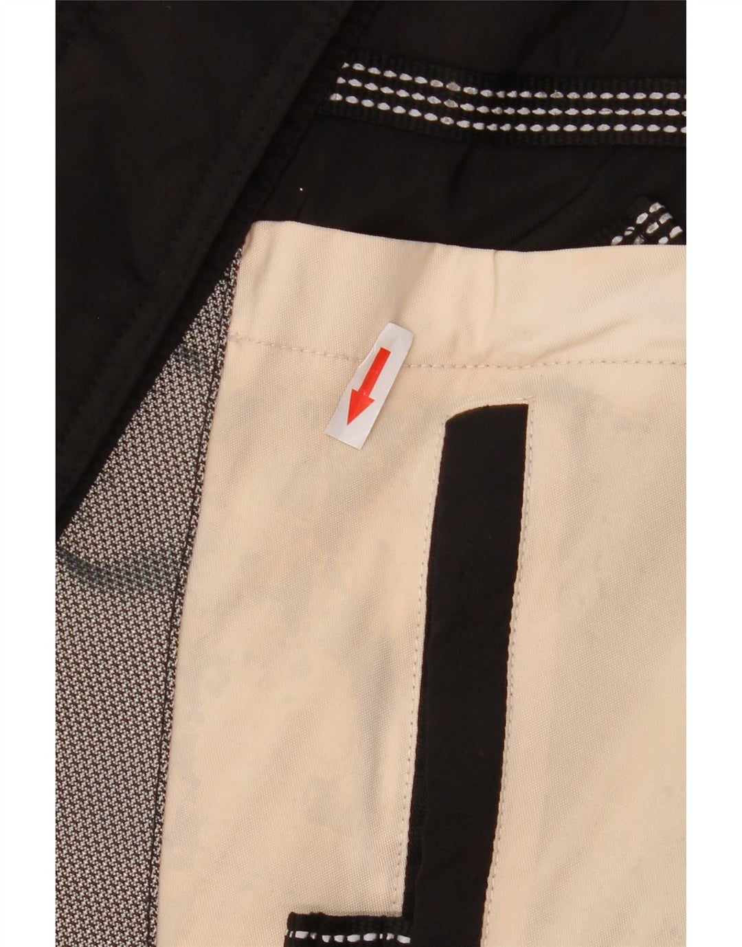Sportliche Herren-Skijacke mit Kapuze und lockerer Passform, IT 46, Größe S, Weiß, Farbblock