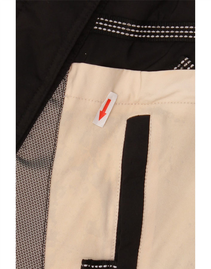 Sportliche Herren-Skijacke mit Kapuze und lockerer Passform, IT 46, Größe S, Weiß, Farbblock