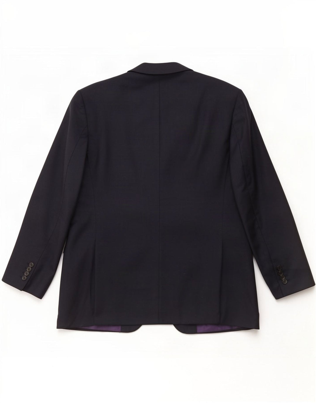 Marks & Spencer Herren-Blazer mit 3 Knöpfen, UK 44, XL, marineblaue Wolle