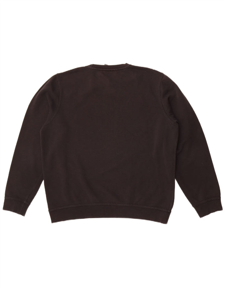Nike Herren-Sweatshirt-Pullover, groß, schwarze Baumwolle