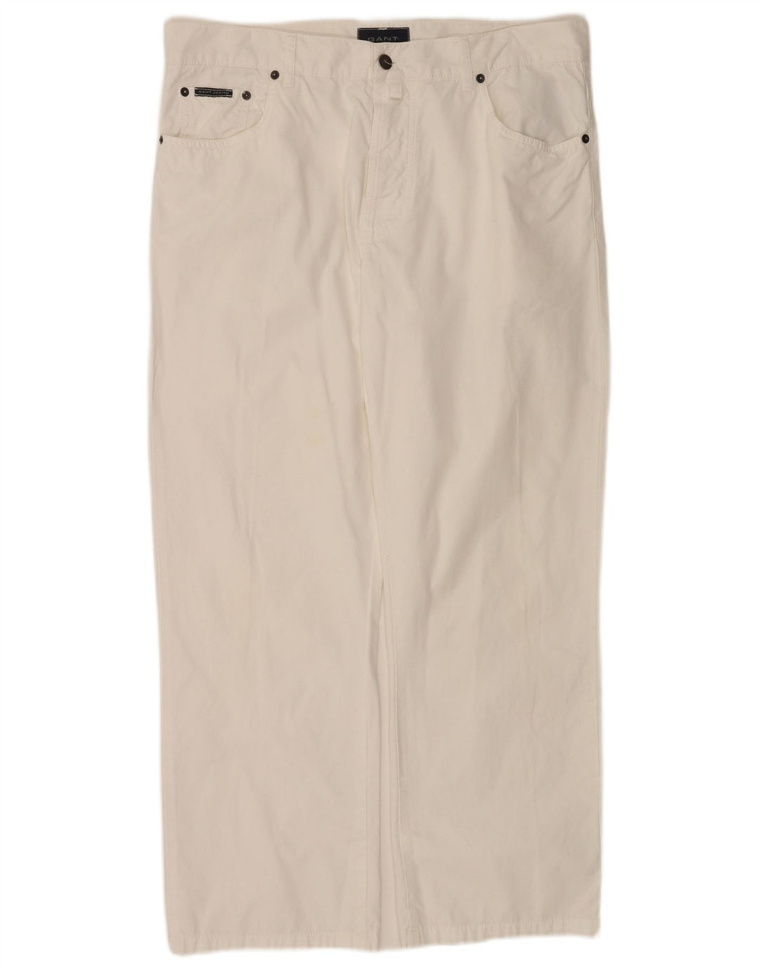 Gant Herren-Loose-Jeans, W36, L28, weiße Baumwolle
