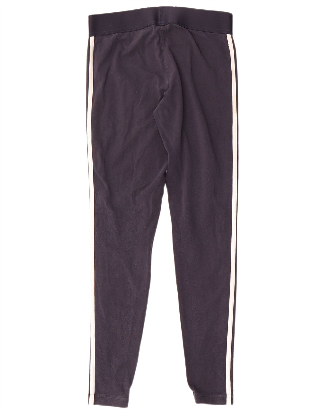 Adidas Damen Leggings UK 12/14 Medium Marineblau Baumwolle