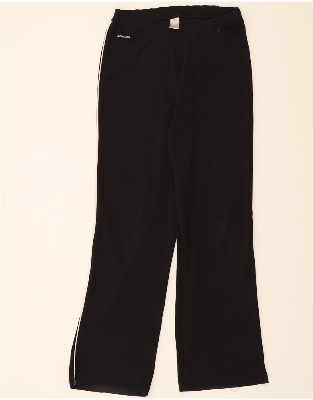 RUSSELL ATHLETIC Womens Tracksuit Trousers UK 10 Small  Black Polyester Vintage Russell Athletic and Second-Hand Russell Athletic from Messina Hembry 