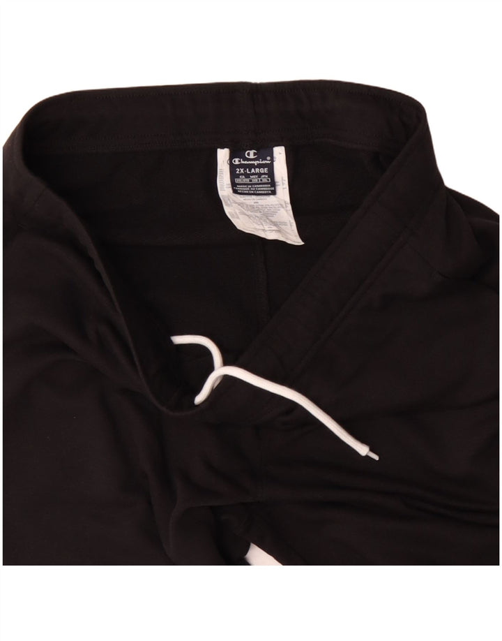 Champion Herren-Trainingshose, Jogginghose, 2XL, Schwarz, Baumwolle