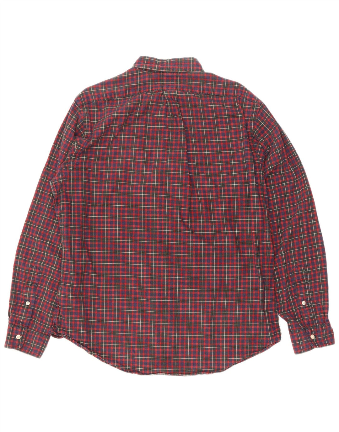 Polo Ralph Lauren Herrenhemd, groß, rot kariert, Baumwolle