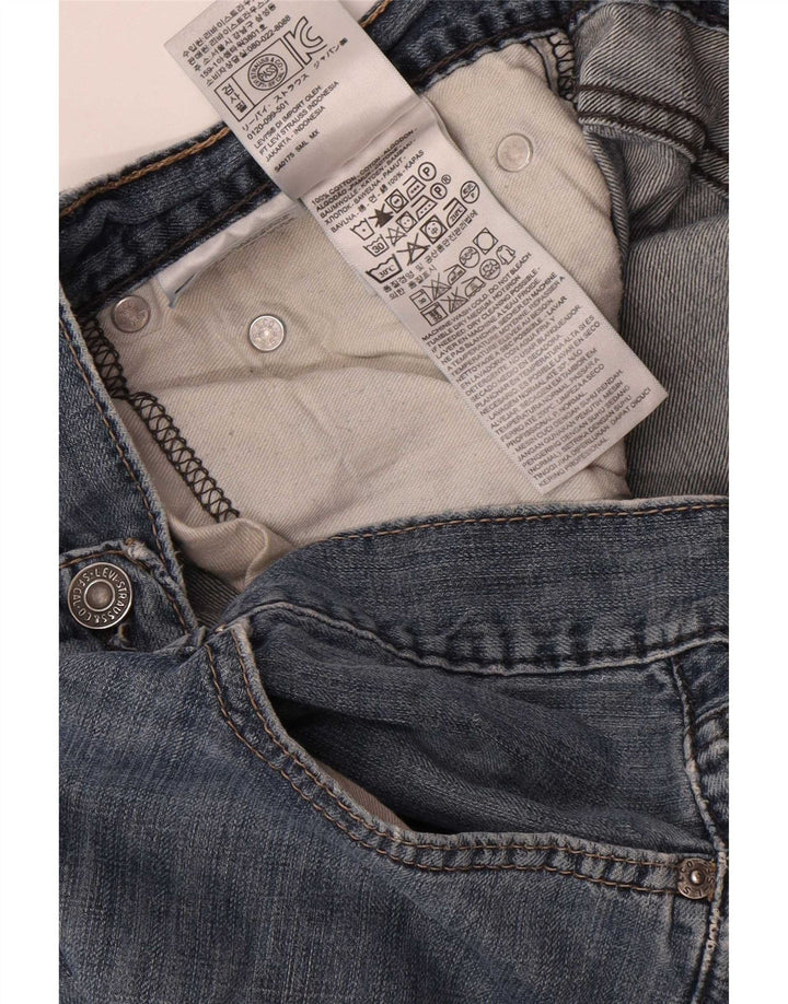 Levi's Damen Straight Jeans W36 L34 Blaue Baumwolle