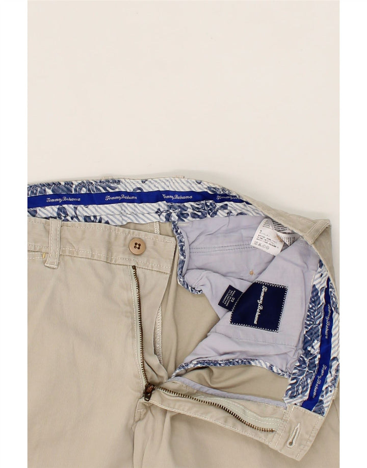 TOMMY BAHAMA Herren Chinoshorts W33 Mittelbeige Baumwolle