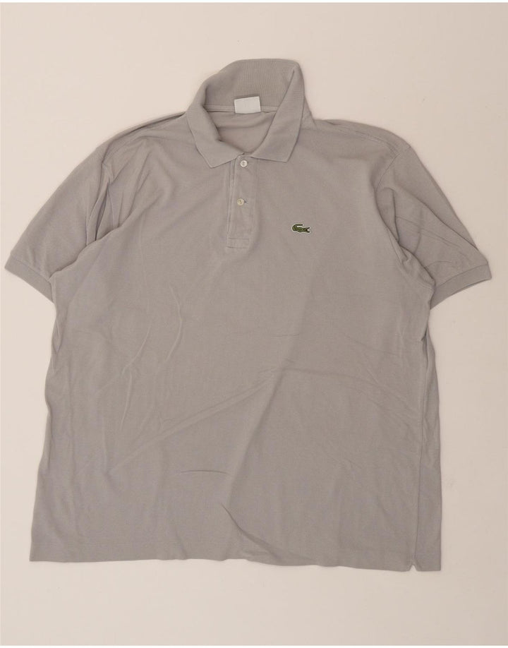 LACOSTE Mens Polo Shirt Size 7 2XL Grey Cotton Vintage Lacoste and Second-Hand Lacoste from Messina Hembry 