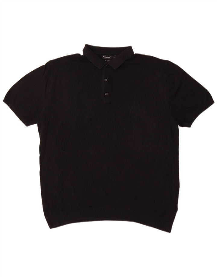 Marks & Spencer Herren Autograph Rollkragenpullover, Pullover, Größe L, Schwarz