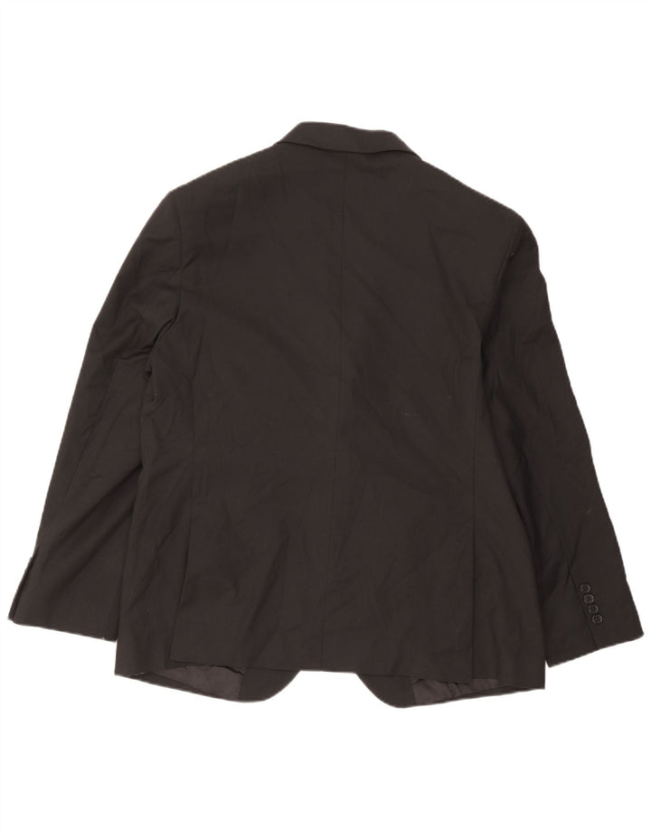 Marks & Spencer Herren-Blazer mit 2 Knöpfen, UK 44, XL, Schwarz