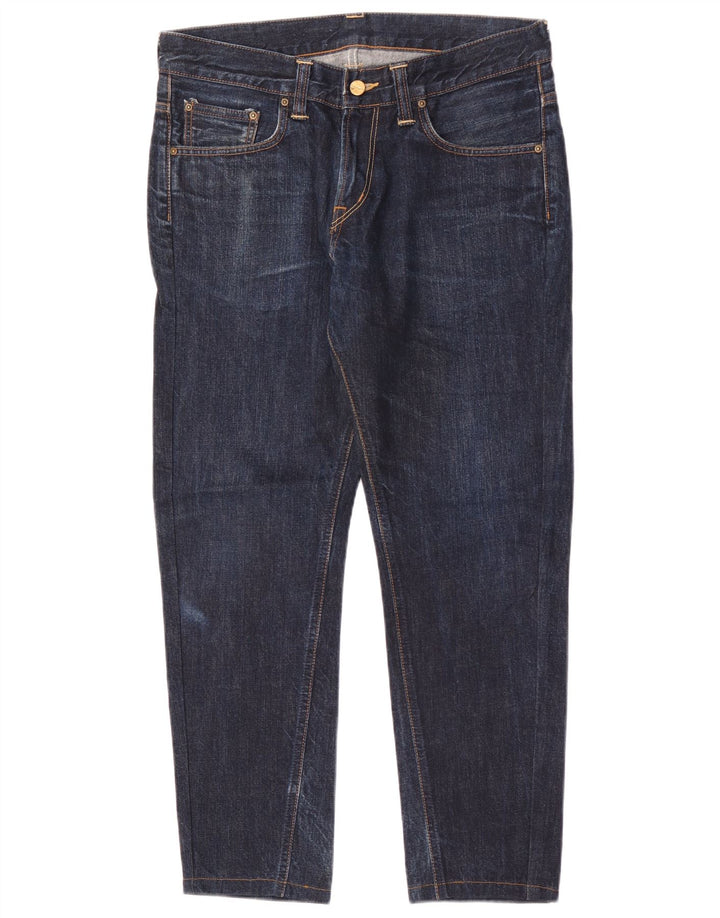 Carhartt Herren Slim Jeans W30 L28 Blaue Baumwolle