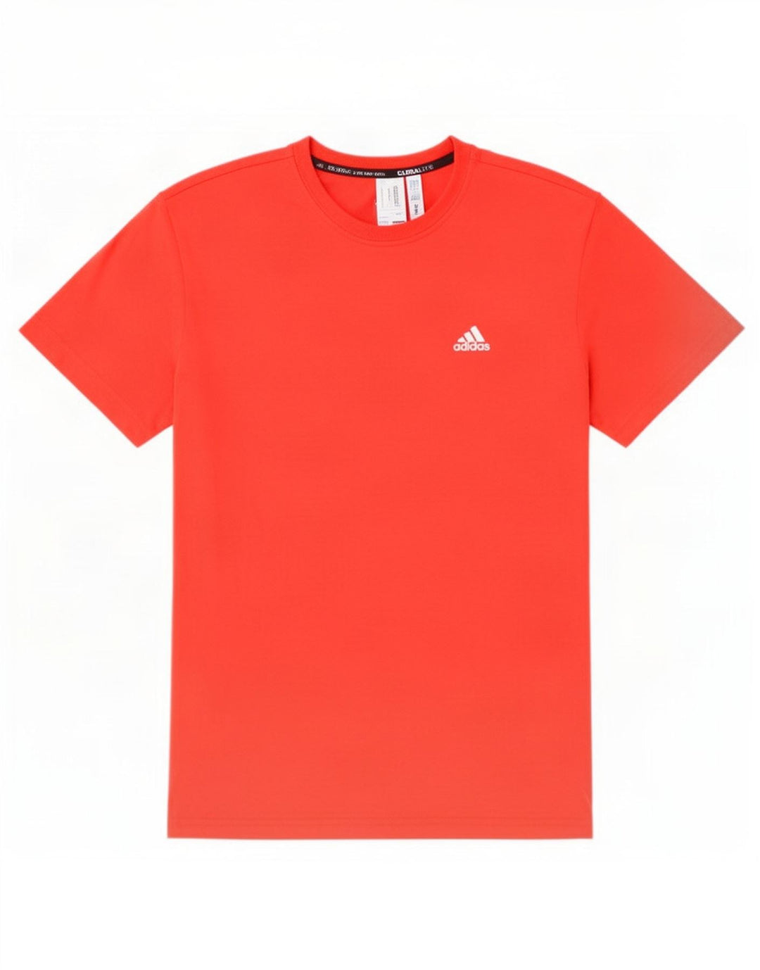 Adidas Herren Climalite T-Shirt Top Large Rot Polyester