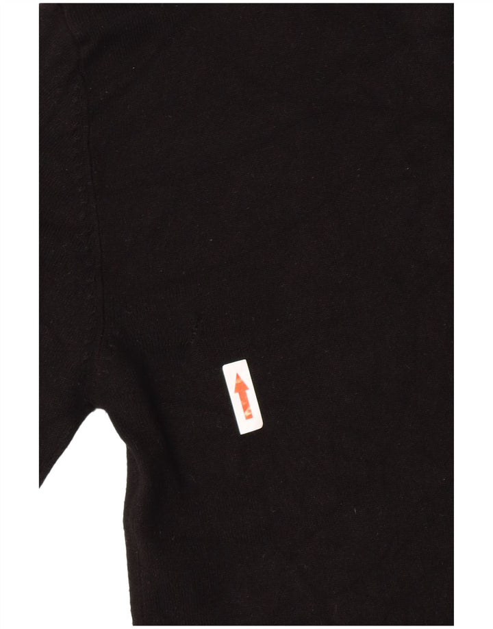 Zara Damen-Pullover mit Rollkragen, Gr. 10, Größe S, Schwarz, Viskose