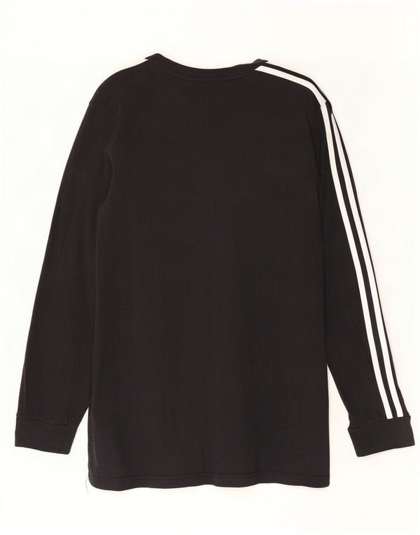 Adidas Herren Top Langarm Medium Schwarz Baumwolle