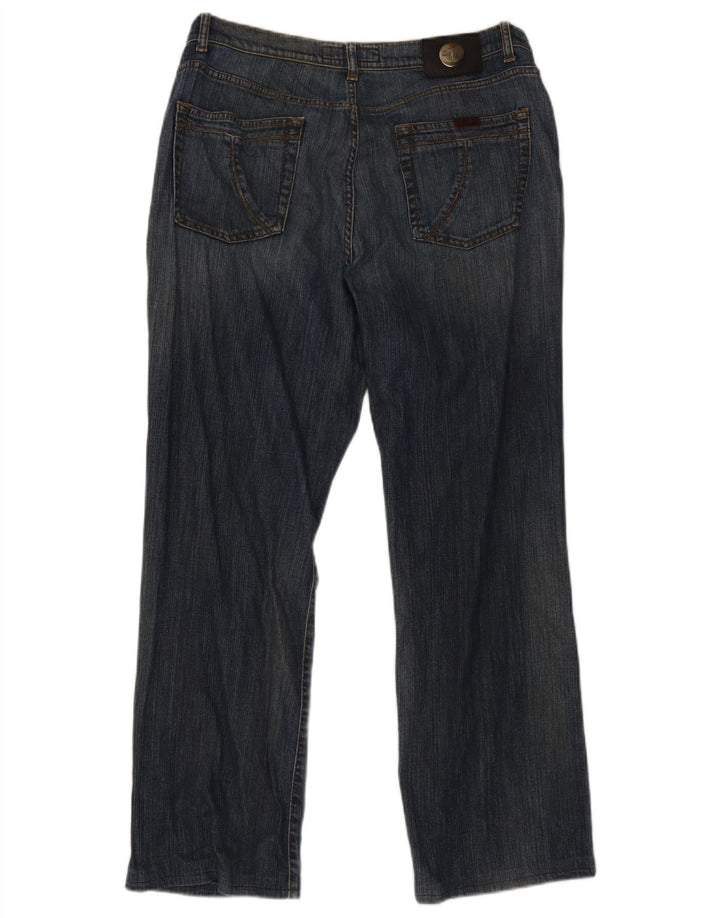 Trussardi Herren Straight Jeans W36 L30 Marineblaue Baumwolle