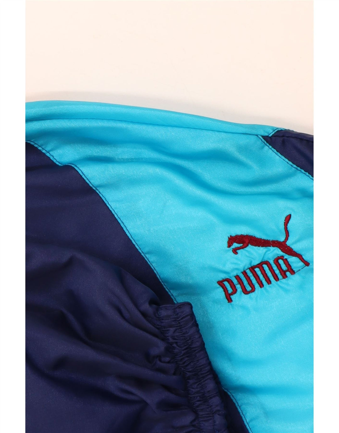 PUMA Herren-Trainingsanzug, Top-Jacke, 2XL, Marineblau, Colourblock-Baumwolle