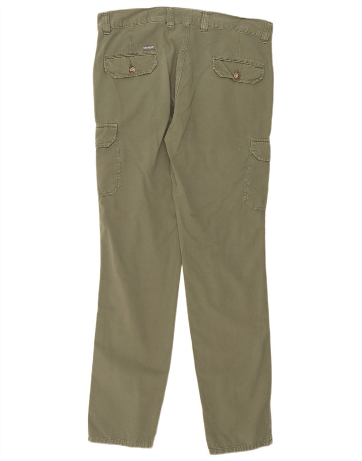 CARRERA Mens VERONA Regular Fit Cargo Trousers IT 46 Medium W33 L33 Khaki