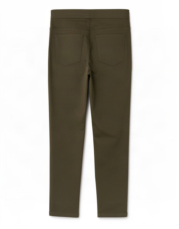 Marks & Spencer Damen Jegging-Jeans UK 12 Medium W30 L28 Khaki Baumwolle