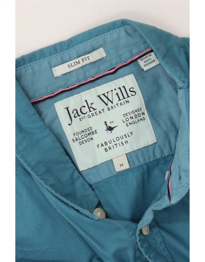 Jack Wills Slim-Fit-Hemd für Herren in Mittelblau
