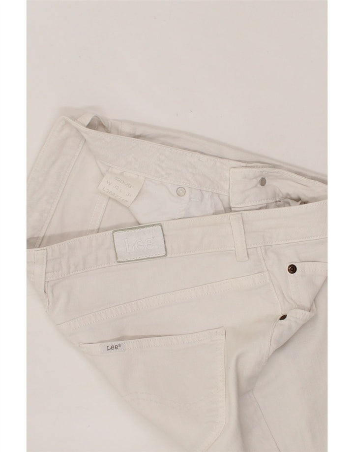 LEE Womens Slim Jeans W32 L31 White Vintage Lee and Second-Hand Lee from Messina Hembry 