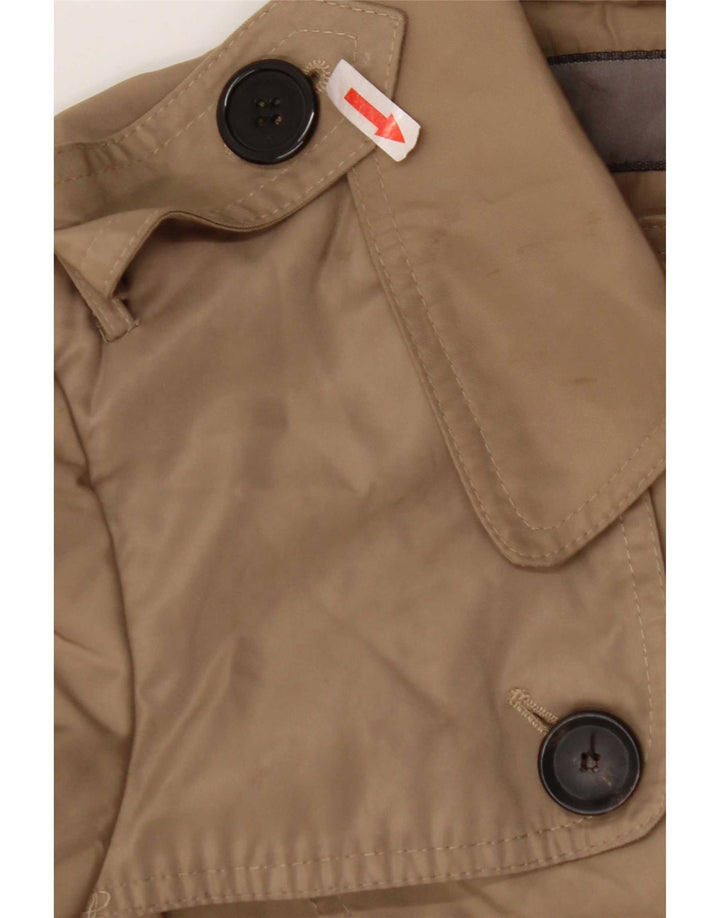 Zara Damen Trenchcoat UK 14 Medium Beige Polyester