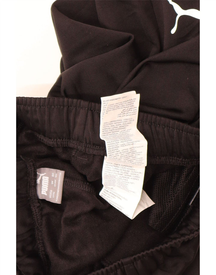 PUMA Jungen-Trainingshose, 13–14 Jahre, schwarzes Polyester