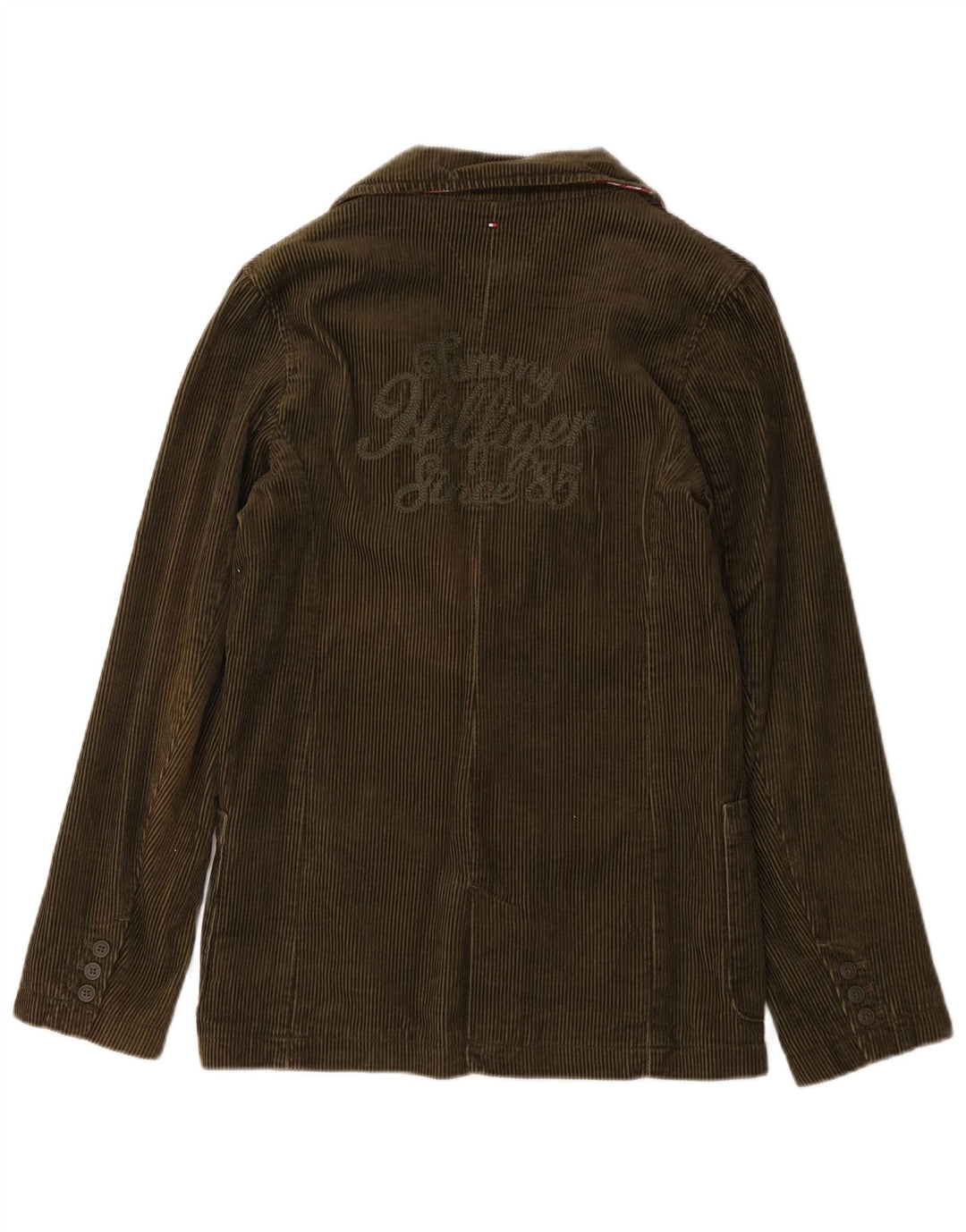 Tommy Hilfiger Cord-Blazer mit 2 Knöpfen für Jungen, 15–16 Jahre, Khaki