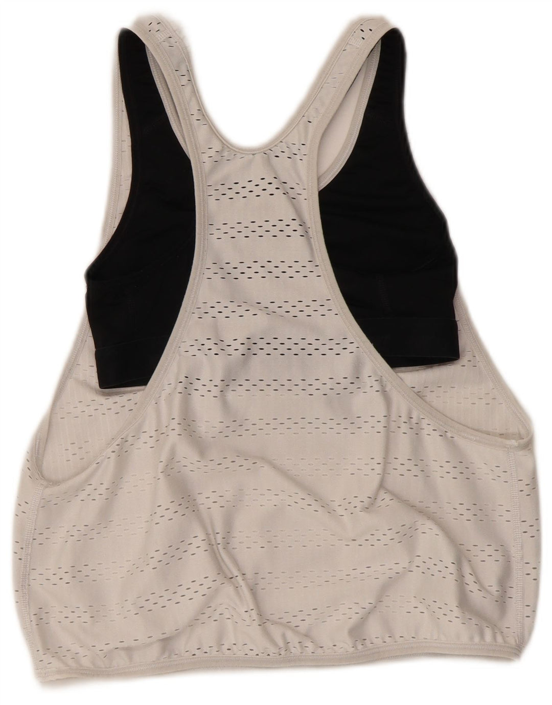 Nike Damen Dri Fit Weste Top UK 6 XS Weiß