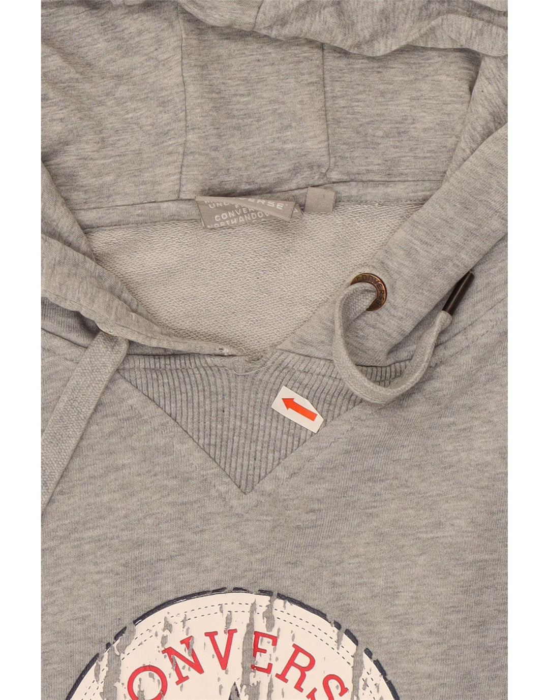 Converse Herren Graphic Hoodie Pullover XL Grau meliert