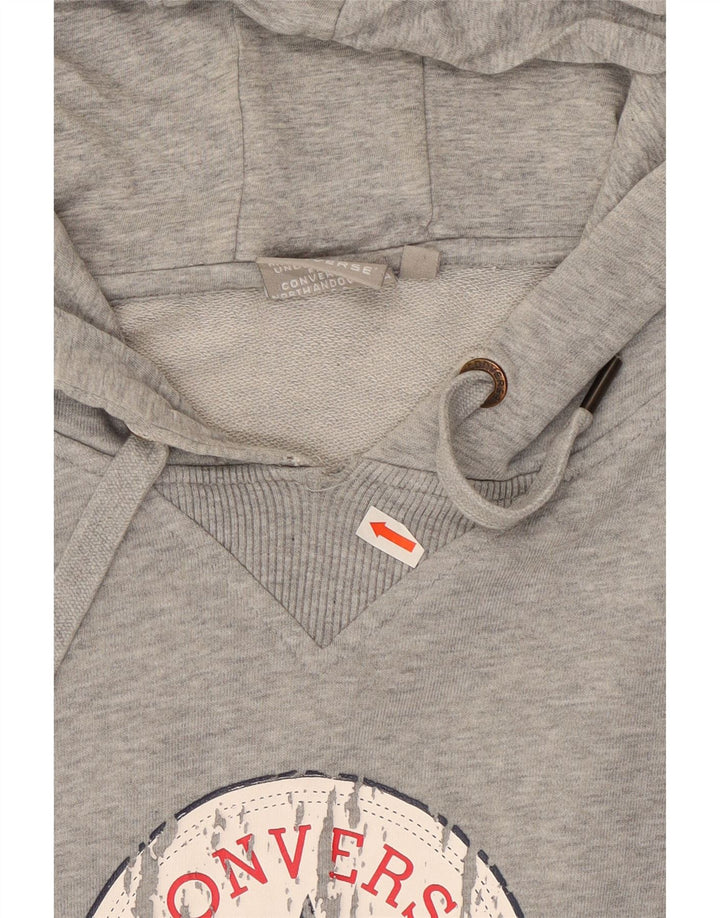 Converse Herren Graphic Hoodie Pullover XL Grau meliert