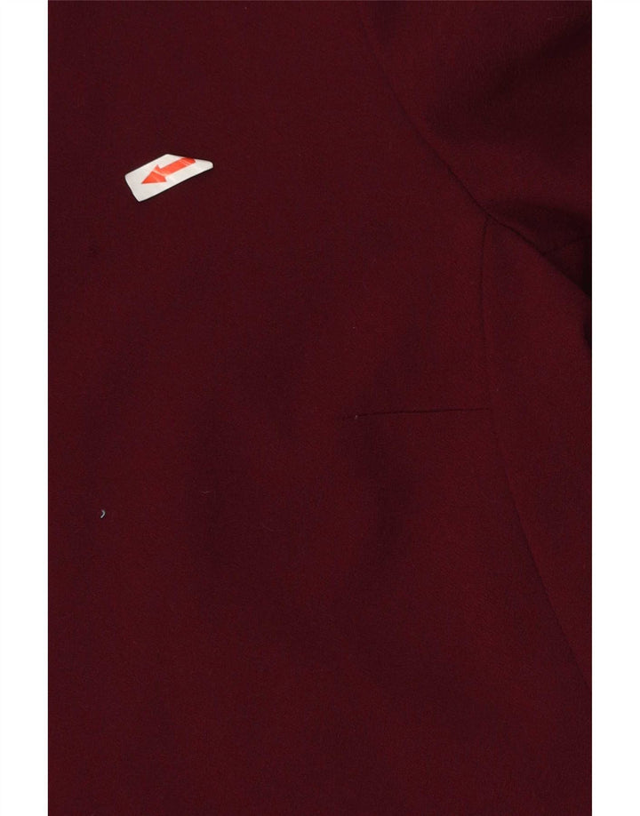 Massimo Dutti Damen-Etuikleid mit 3/4-Ärmeln, EU 40, mittleres Burgunderrot