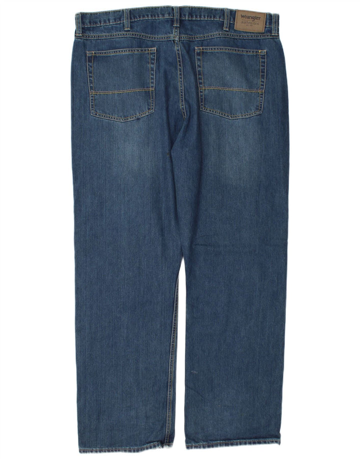 Wrangler Herren Straight Jeans W38 L32 Blaue Baumwolle