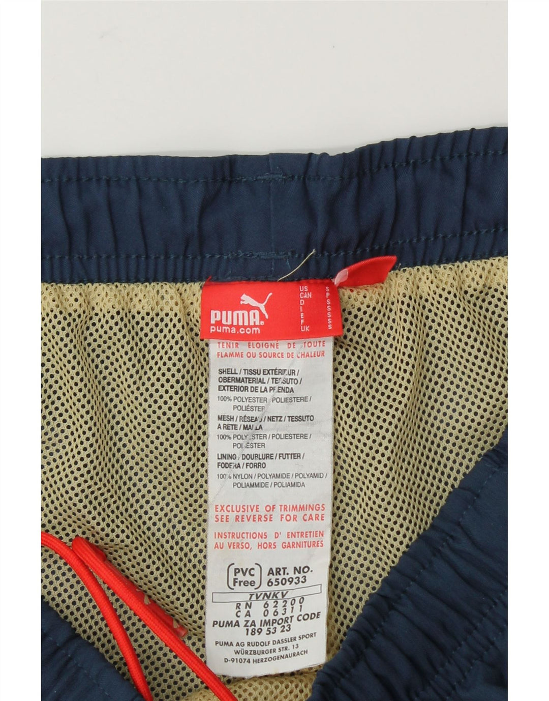 PUMA Mens Tracksuit Trousers Small Navy Blue Polyester Vintage Puma and Second-Hand Puma from Messina Hembry 