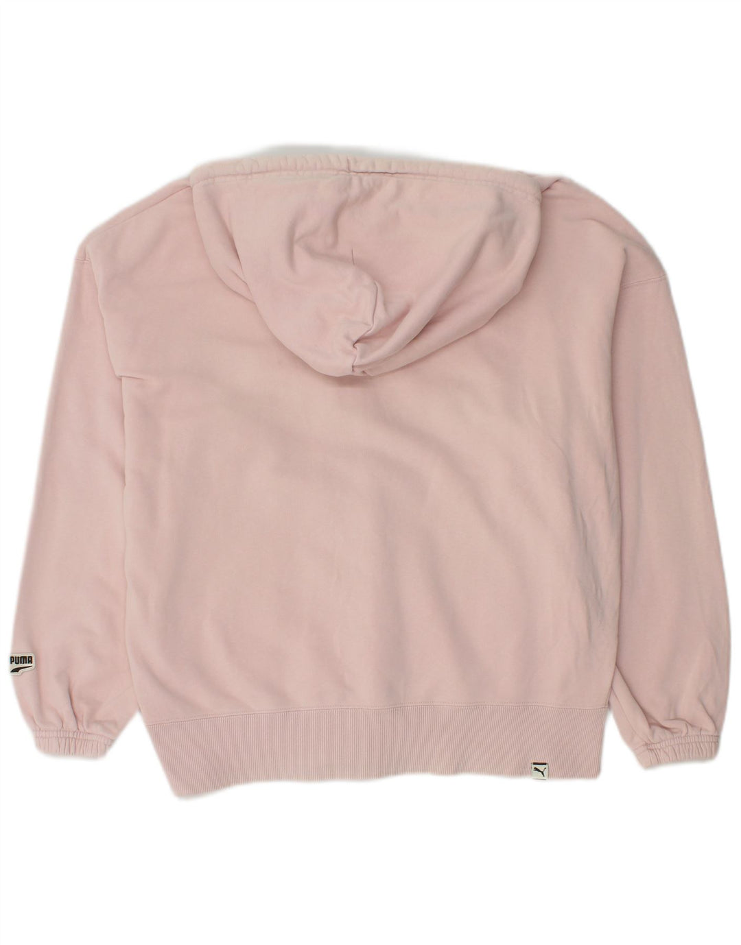 Puma Womens Graphic Oversized Hoodie Pullover UK 6 XS Rosa