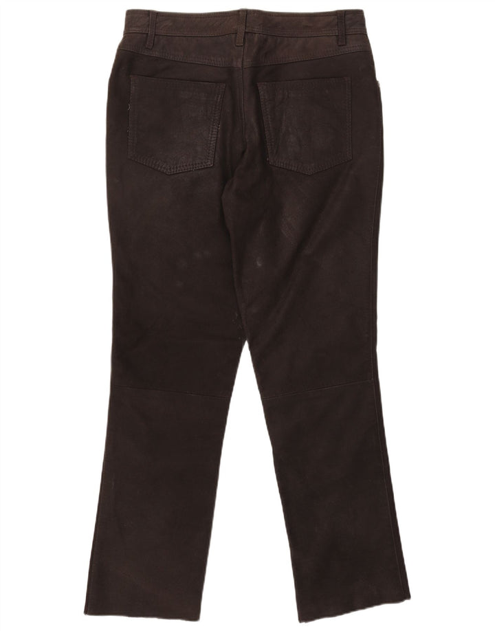 Tom Ramsey Herren Slim Lederhose EU 48 Medium W32 L29 Braunes Leder
