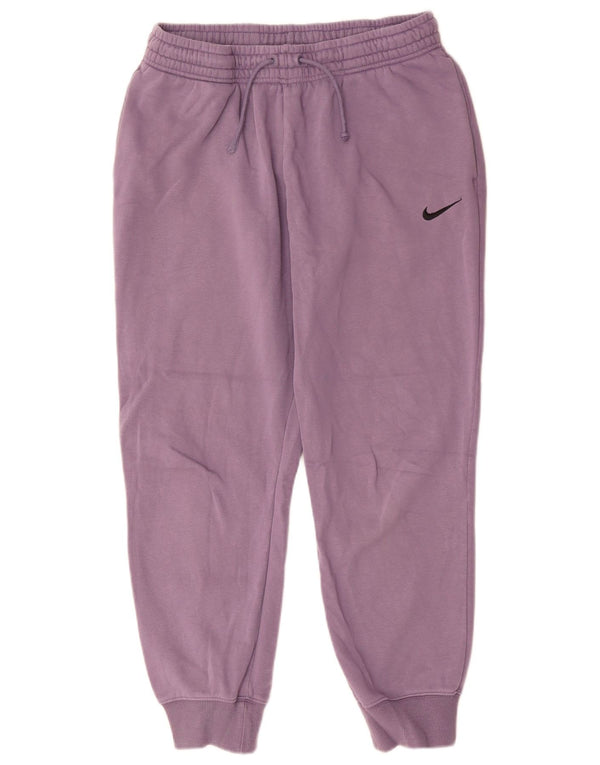 Nike Mens Tracksuit Trousers Joggers Large Purple Cotton