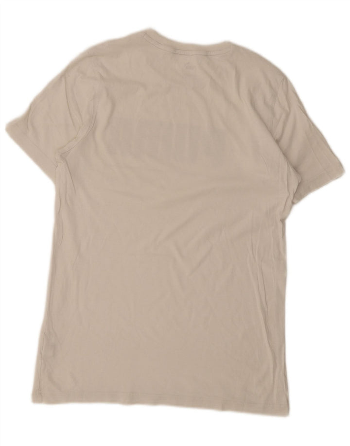 Puma Herren-T-Shirt mit Grafik, Größe S, weiße Baumwolle
