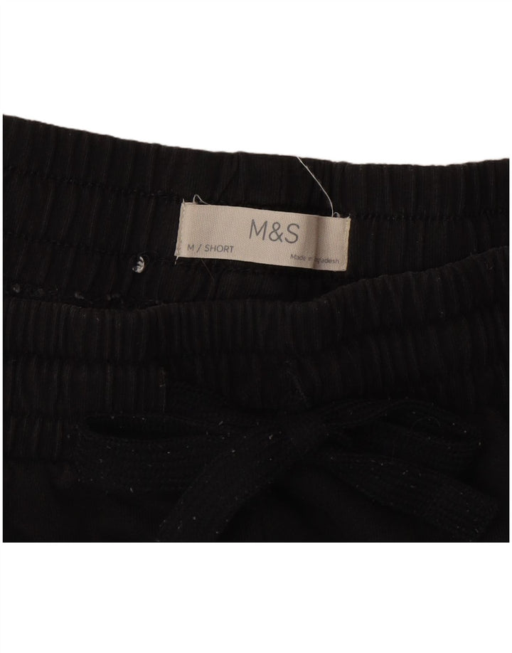 Marks & Spencer Herren-Trainingshose aus mittelschwarzer Baumwolle