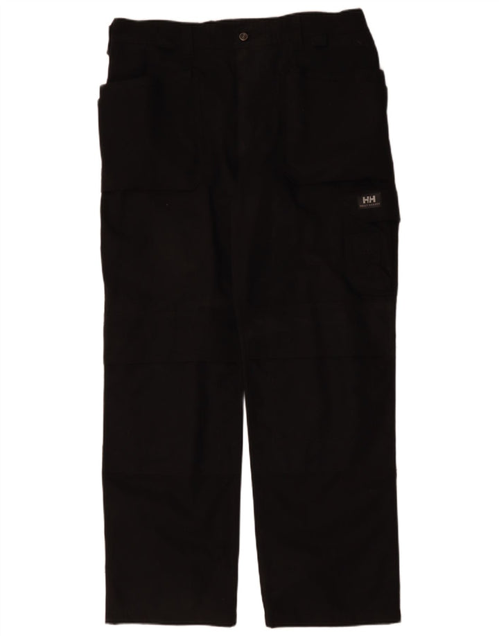 HELLY HANSEN Gerade Herren-Cargohose, W38, L33, schwarze Baumwolle