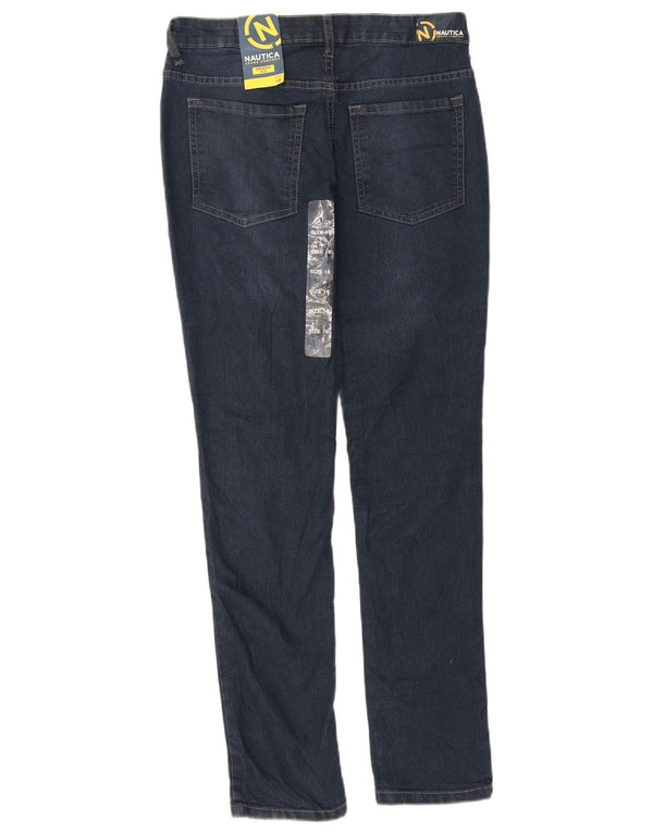 Nautica Röhrenjeans für Jungen, 15–16 Jahre, W30, L29, blaue Baumwolle