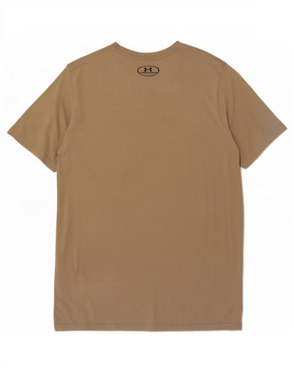 Under Armour Herren Heat Gear T-Shirt Top Medium Khaki