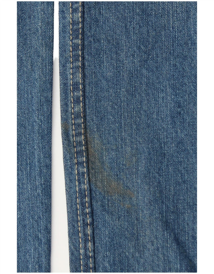 Marks & Spencer Herren Blue Harbor Straight Jeans W32 L31 Blaue Baumwolle