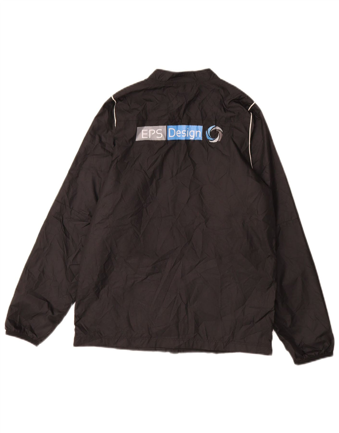 Nike Jungen-Regenjacke mit Grafik, 12–13 Jahre, groß, schwarzes Polyester